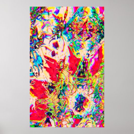 Psychedelic Kaleidoscope Poster (Voorkant)