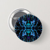 Psychedelic kaleidoscope ronde button 5,7 cm (Voorkant /achterkant)