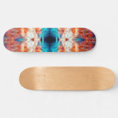 Psychedelic kaleidoscope skateboard (Horizontaal)