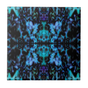 Psychedelic kaleidoscope tegeltje