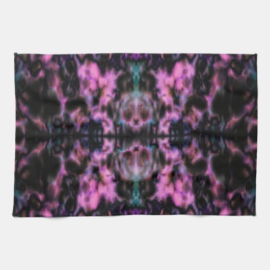 Psychedelic kaleidoscope theedoek (Horizontaal)