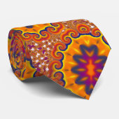 Psychedelic Kaleidoscopic Stropdas (Opgerold)