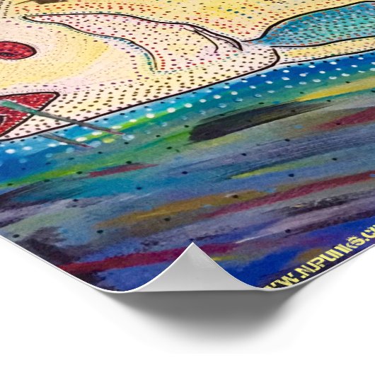 Psychedelic Karp Poster (Hoek)