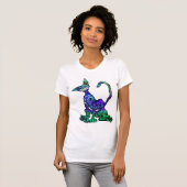 Psychedelic Kat #three T-shirt (Voorkant volledig)