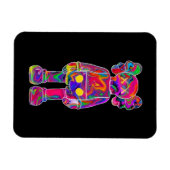Psychedelic Kaw Magneet (Horizontaal)