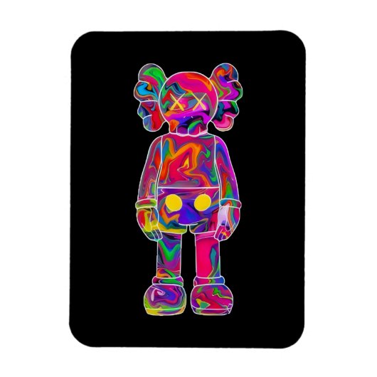 Psychedelic Kaw Magneet (Verticaal)