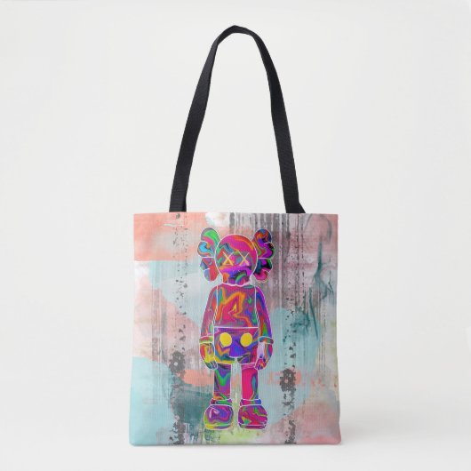 Psychedelic Kaw Tote Bag (Voorkant)