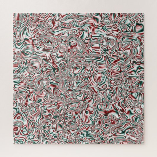 Psychedelic Kerstmis Legpuzzel (Verticaal)