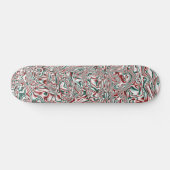 Psychedelic Kerstmis Persoonlijk Skateboard (Horizontaal)