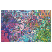 Psychedelic kleine kleurige blokjes stof (Yard (91,4 cm))