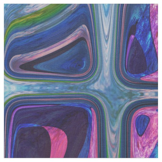 Psychedelic kleine kleurige blokjes stof (Close Up)