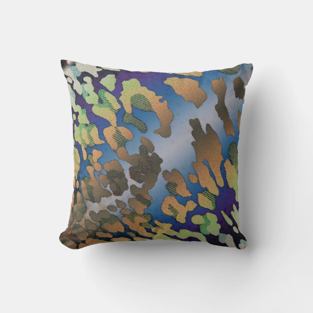 Psychedelic Koeienhuid Kussens (Voorkant)