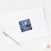 Psychedelic Lake Mountain sticker (Envelop)