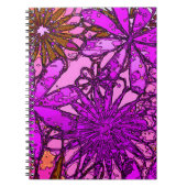 Psychedelic-laptop met ventilatorvermogen notitieboek (Voorkant)