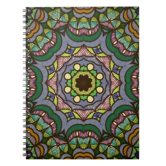 Psychedelic-laptop Notitieboek (Voorkant)