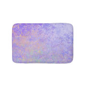 Psychedelic Lavender Paars Neon Pastel Abstract Badmat (Voorkant)