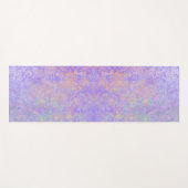 Psychedelic Lavender Paars Neon Pastel Abstract Yogamat (Voorkant (horizontaal))