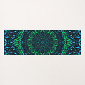 Psychedelic Leaves DMT Mandala Yoga Mat (Achterkant (horizontaal))