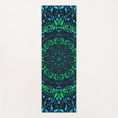 Psychedelic Leaves DMT Mandala Yoga Mat (Voorkant)