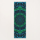 Psychedelic Leaves DMT Mandala Yoga Mat (Achterkant)