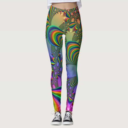 Psychedelic  Leggings (Voorkant)
