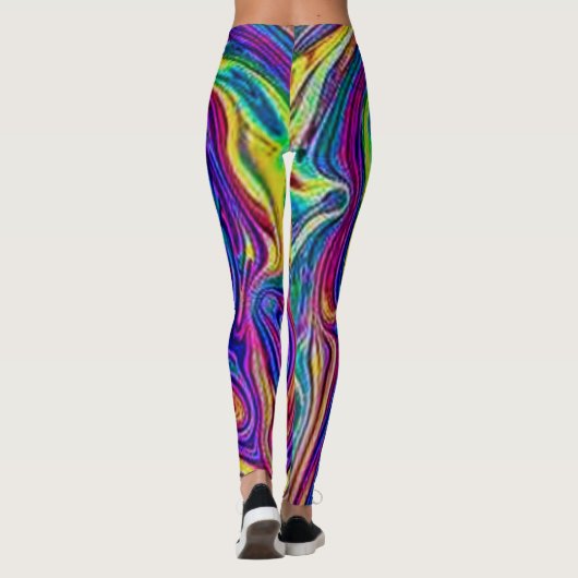 Psychedelic Leggings (Achterkant)
