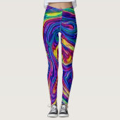 Psychedelic Leggings (Voorkant)