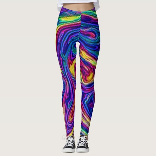 Psychedelic Leggings (Voorkant)