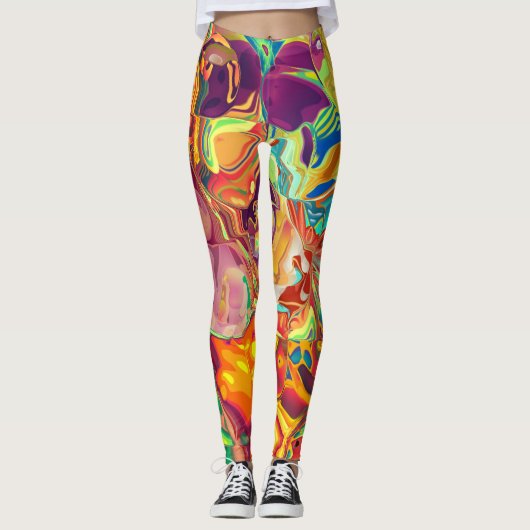 Psychedelic Leggings (Voorkant)