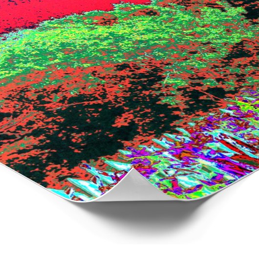 Psychedelic Lighthouse Poster (Hoek)