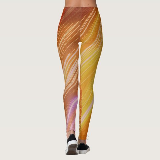 Psychedelic Lights Colors Leggings (Achterkant)