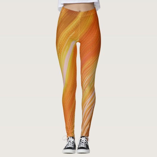 Psychedelic Lights Colors Leggings (Voorkant)