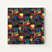 Psychedelic Lilies.... Notitieboek (Achterkant)