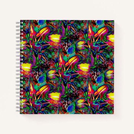 Psychedelic Lilies.... Notitieboek (Voorkant)