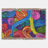 Psychedelic Lines Deken (Voorkant)