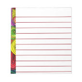 Psychedelic Lines Notitieblok (Voorkant)