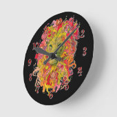 Psychedelic Lion Ronde Klok (Hoek)