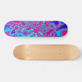 Psychedelic Liquid Plasma Skateboard (Horizontaal)