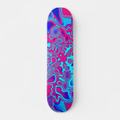 Psychedelic Liquid Plasma Skateboard (Voorkant)