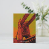 Psychedelic London Bridge Briefkaart (Staand voorkant)
