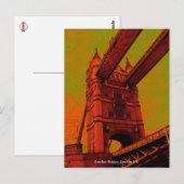 Psychedelic London Bridge Briefkaart (Voorkant / Achterkant)
