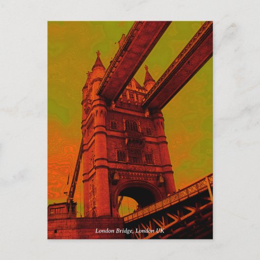 Psychedelic London Bridge Briefkaart (Voorkant)