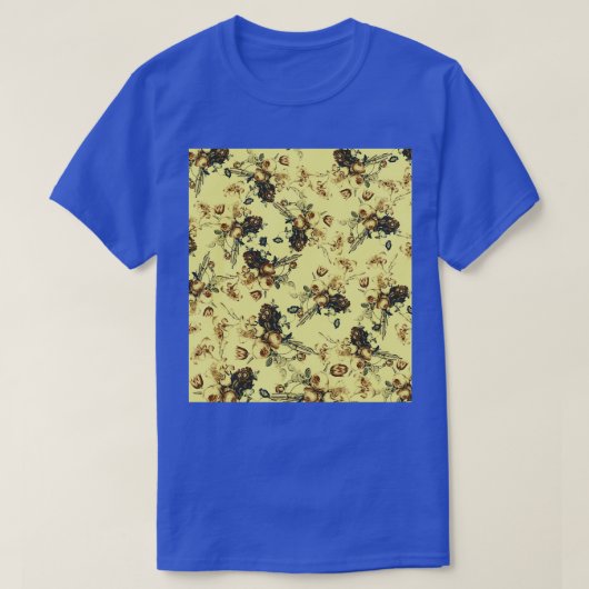 Psychedelic look Floral of Flower Pattern T-shirt (Design voorkant)