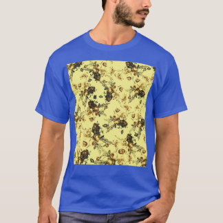 Psychedelic look Floral of Flower Pattern T-shirt