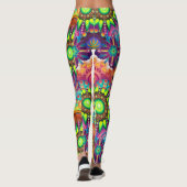 Psychedelic Love Color Burst Leggings (Achterkant)