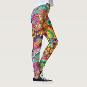 Psychedelic Love Color Burst Leggings (Rechts)