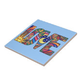 Psychedelic Love Tegeltje (Zijkant)