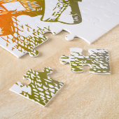 Psychedelic Mad Hatter Trippy Alice Legpuzzel (Zijkant)