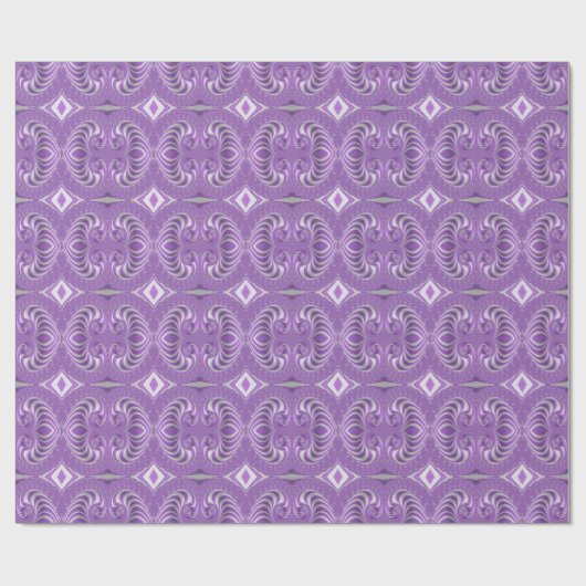 Psychedelic Magenta Spirals Cadeaupapier (Vlak)