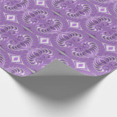 Psychedelic Magenta Spirals Cadeaupapier (Hoek)